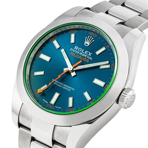 mens rolex milgauss watch price|rolex milgauss models.